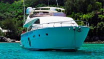 Motor Yacht Sea Stream At Anchor